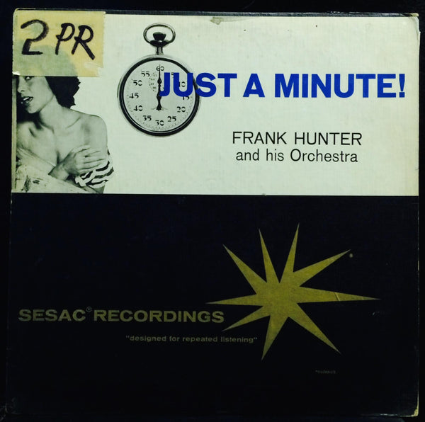 FRANK HUNTER just a minute LP VG PA 203/204 Sesac USA Mono Exotica RARE - Shuga Records