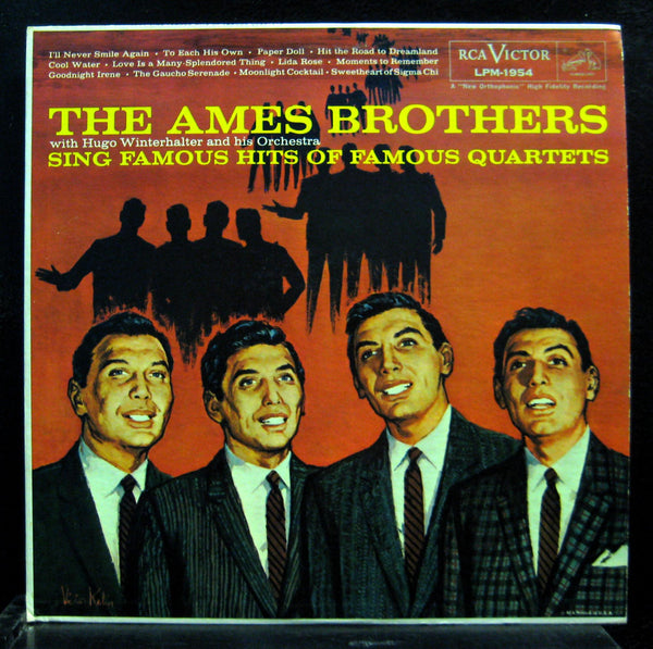 Ames Brothers - Sing Famous Hits Of Famous Quartets LP VG+ LPM-1954 1S/1S Vinyl - Shuga Records