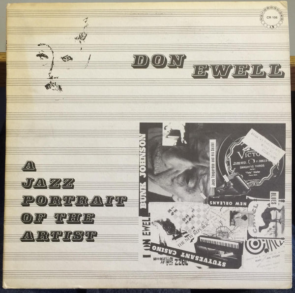Don Ewell - A Jazz Portrait Of The Artist LP Mint- CR 106 Vinyl 1970 Record 1st - Shuga Records