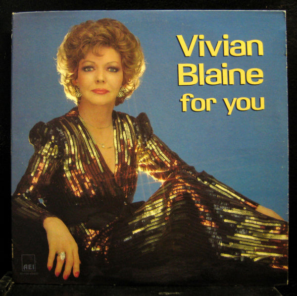 Vivian Blaine - For You LP VG+ AEI-1145 Vinyl 1983 Record - Shuga Records