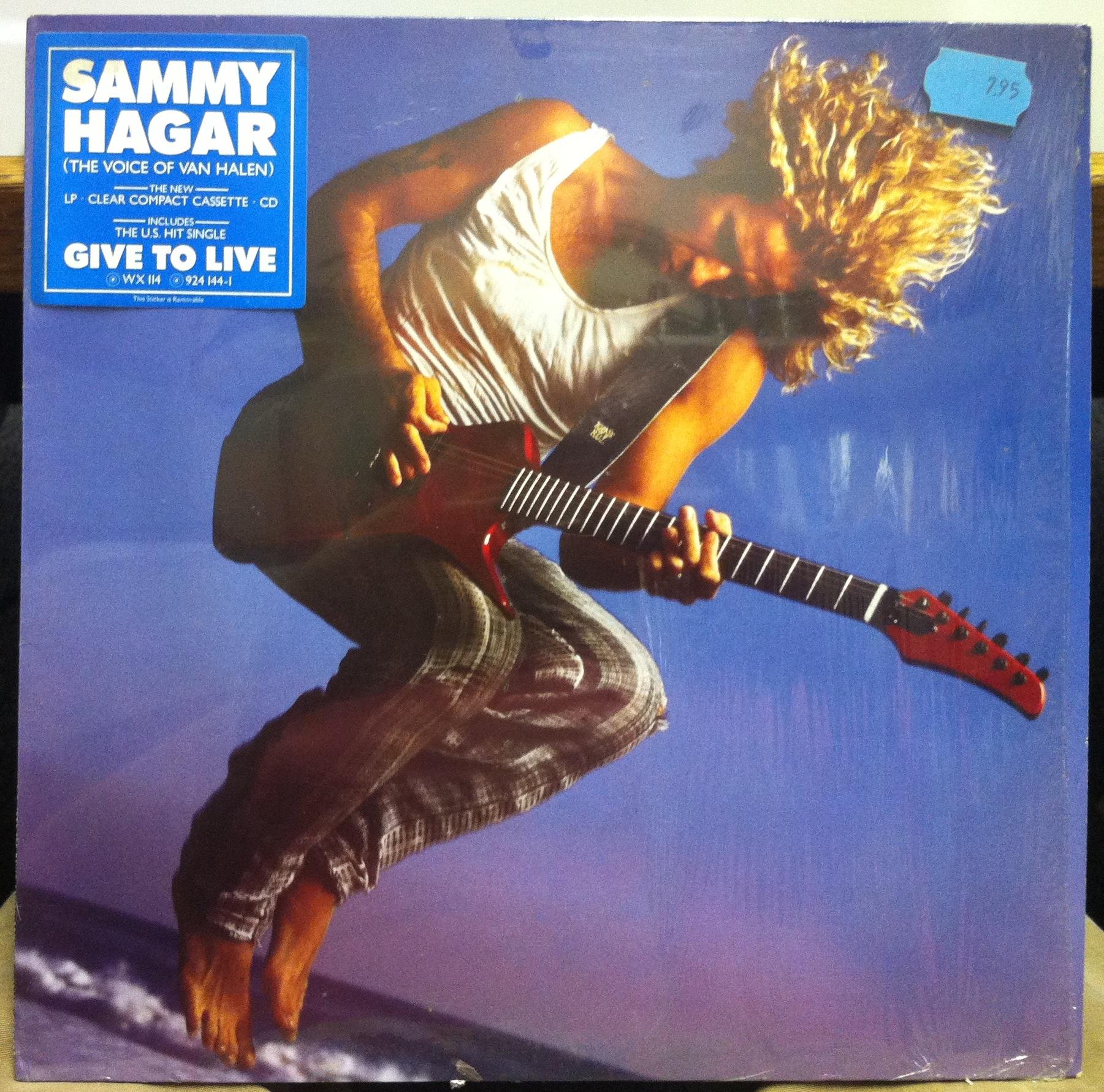 Sammy Hagar - S/T LP VG+ 924 144-1 German DMM Audiophile 1987 Record w/Stickers - Shuga Records