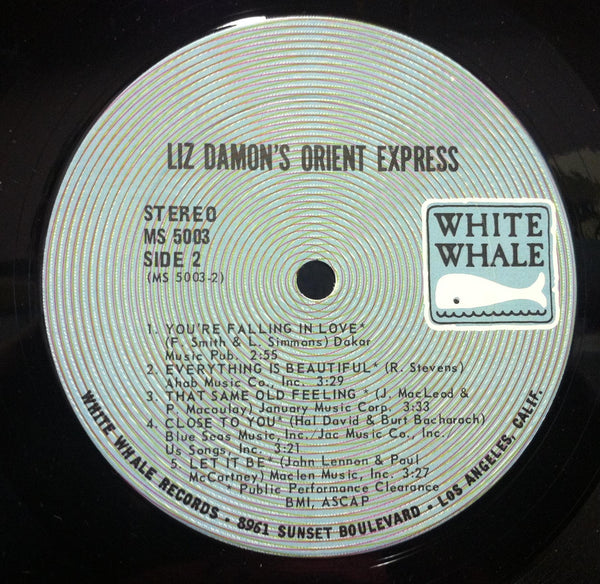 Liz Damon - Orient Express LP VG+ MS 5003 Stereo White Whale 1970 Record 1st - Shuga Records
