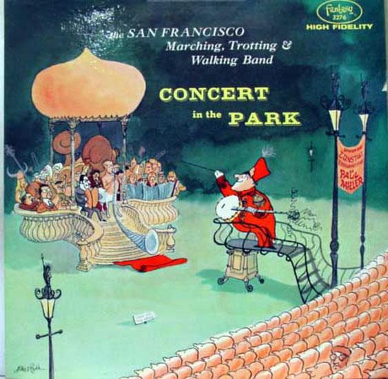 Paul Miller - Concert In The Park LP VG+ F 1787 Record Promo Red Vinyl - Shuga Records