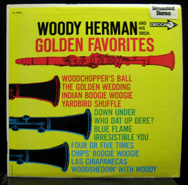 Woody Herman - Golded Favorites LP Mint- DL 74484 Vinyl  Record - Shuga Records