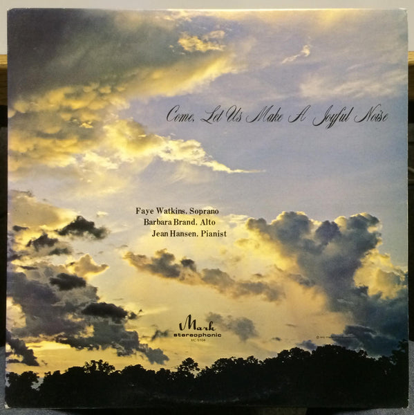 Faye Watkins, Barbara Brand, Jean Hansen - Make A Joyful Noise LP VG+ MC 5104 - Shuga Records