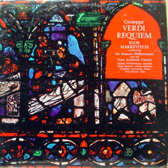 IGOR MARKEVITCH verdi requiem 2 LP VG+ TV 34210-11 Vinyl 1968 Stereo VOX - Shuga Records