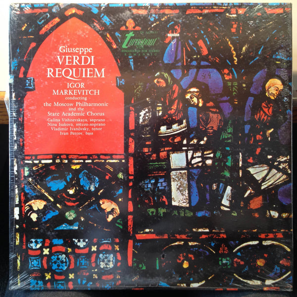 IGOR MARKEVITCH verdi requiem 2 LP VG+ TV 34210-11 Vinyl 1968 Stereo VOX - Shuga Records