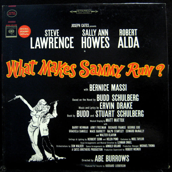 Original Broadway Cast - What Makes Sammy Run? LP Mint- KOS 2440 360 Stereo - Shuga Records