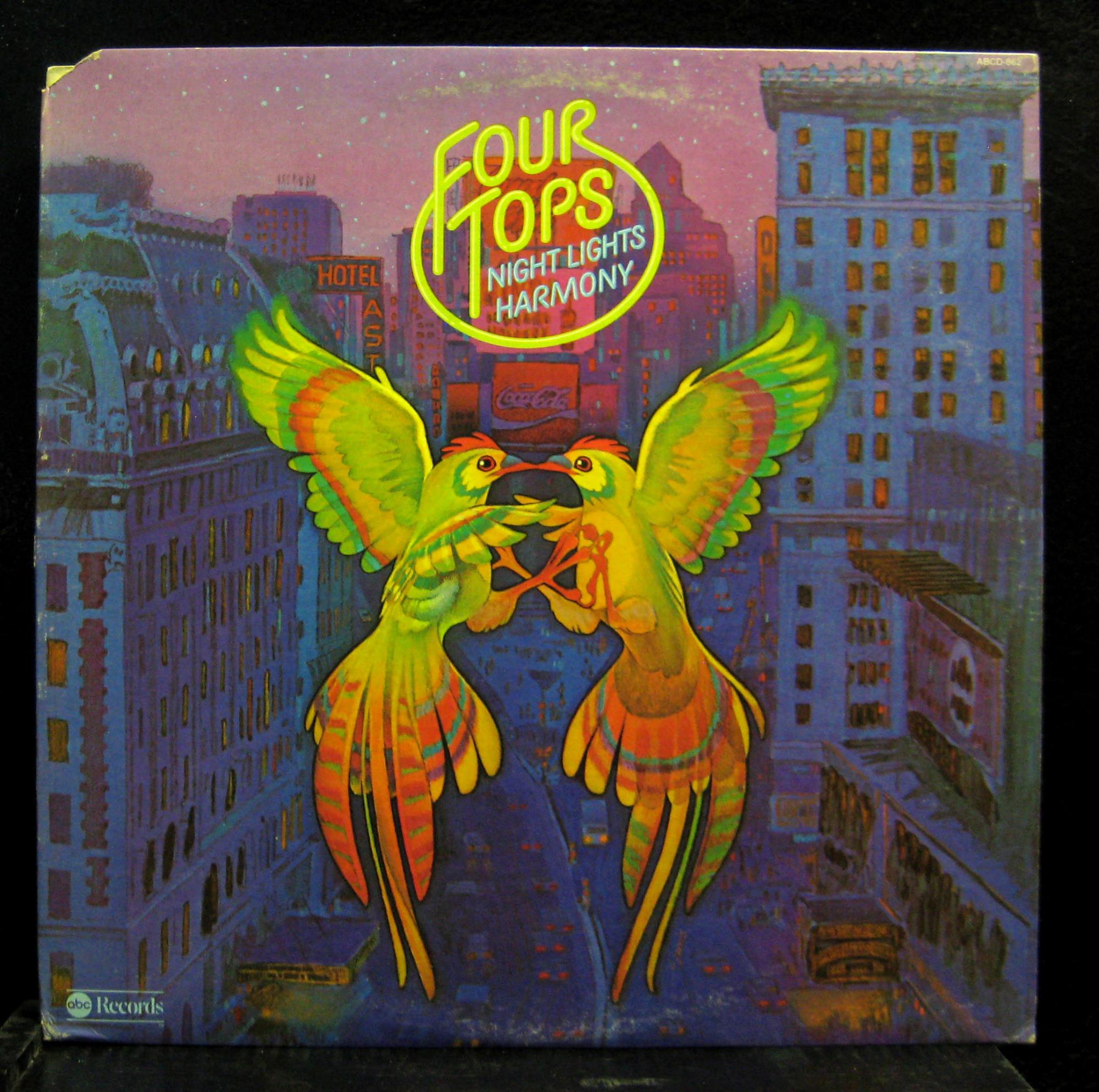 Four Tops - Night Lights Harmony LP VG+ ABCD-862 Vinyl 1975 Record Promo - Shuga Records