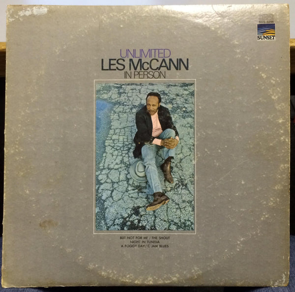 Les McCann - Unlimited In Person (1960) - VG+ LP Record 1970 Sunset USA Vinyl - Jazz / Bop - Shuga Records