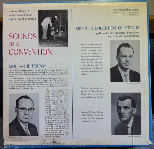 Ewald Bash - Sounds Of Convention The Trilogy LP VG+ AL-0961 Lutheran Rare - Shuga Records