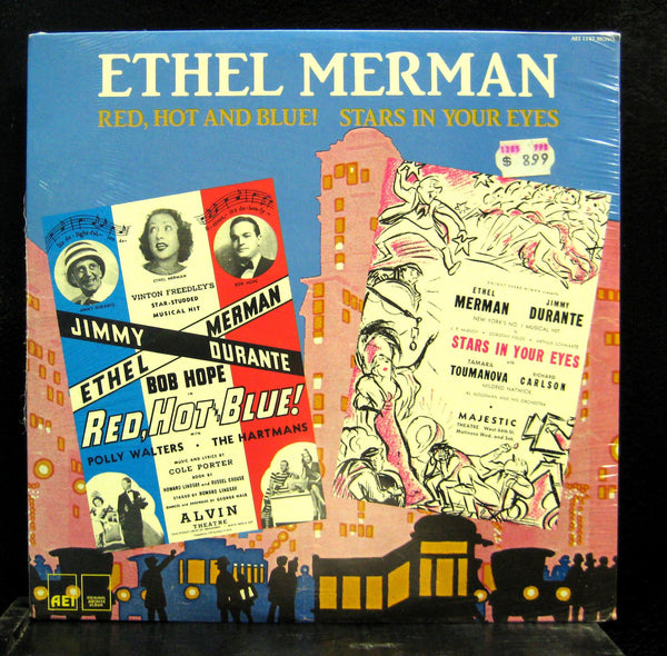 ETHEL MERMAN red, hot and blue! / stars in your eyes LP Sealed AEI 1147 Vinyl - Shuga Records