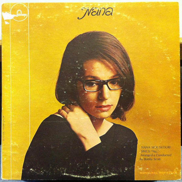 Nana Mouskouri - Nana LP VG MGF-27545 Fontana Mono 1965 USA Vinyl Record 1st - Shuga Records