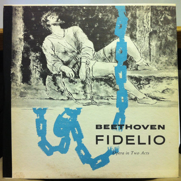 FERENC FRICSAY beethoven fidelio 2 LP VG+ DL 9957 9957 Decca Mono USA ED1 RARE - Shuga Records