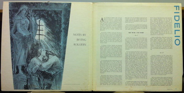 FERENC FRICSAY beethoven fidelio 2 LP VG+ DL 9957 9957 Decca Mono USA ED1 RARE - Shuga Records