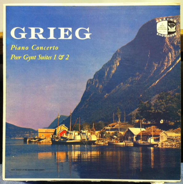 Andre Varennes - Grieg Piano Concerto & Peer Gynt 1 & 2 LP VG+ SHO 314 1st 50s - Shuga Records