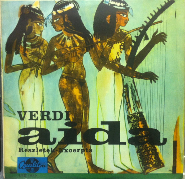 Andras Korody - Verdi Aida LP Mint- LPX 1220 Vinyl 1965 Hungary Mono Press - Shuga Records