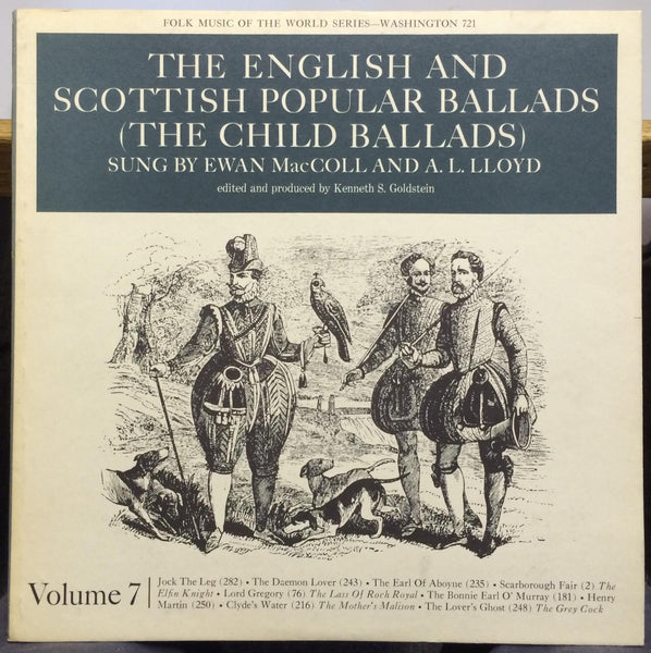 Ewan Maccoll & AL Lloyd - English & Scottish Popular Ballads Vol 7 LP Mint- 1st - Shuga Records