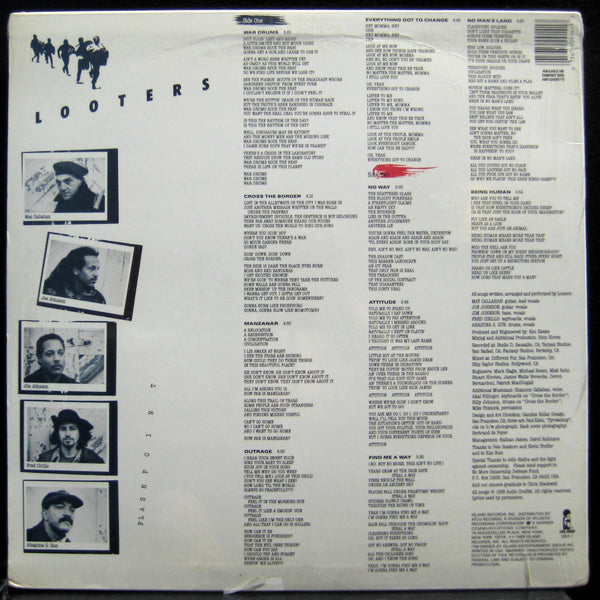 Looters - Flashpoint LP New Sealed 90914-1 Vinyl 1988 Record - Shuga Records