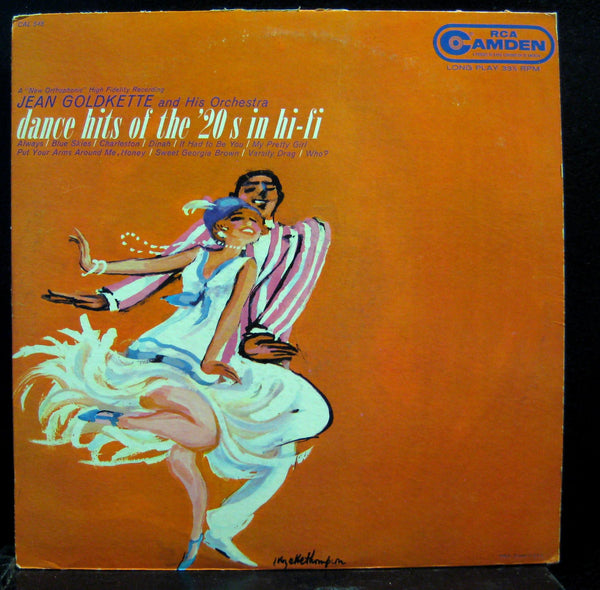 JEAN GOLDKETTE dance hits of the '20's in hi-fi LP VG+ CAL 548 Vinyl 1959 Record - Shuga Records