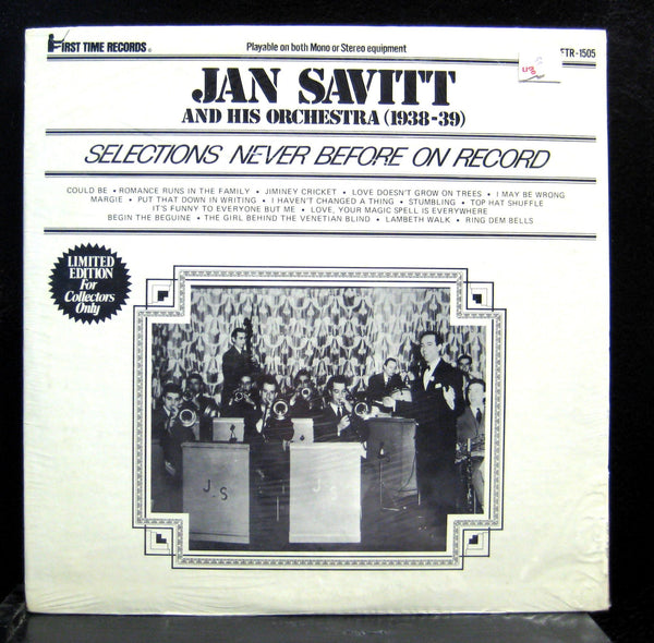 Jan Savitt - Selections Never Before On Record LP New Sealed FTR-1505 Record - Shuga Records