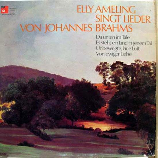 Ameling Shetler - Johannes Brahms LP VG+ HB 21021 Vinyl 1972 Record - Shuga Records