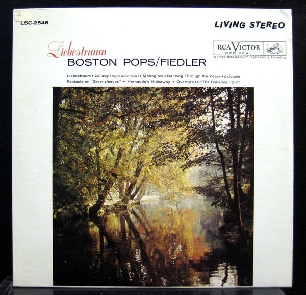 FIEDLER / BOSTON POPS liebstraum LP Mint- LSC-2546 RCA Living Stereo Vinyl - Shuga Records