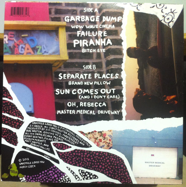 Unicycle Loves You - Failure LP Mint- Ml012 Vinyl 2012 Rare Indie Rock 1st - Shuga Records