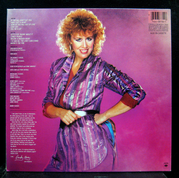 Janie Fricke - Love Lies LP Mint- FC 38730 Vinyl 1983 Record - Shuga Records