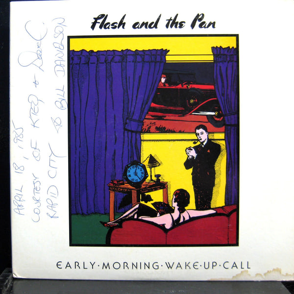 Flash & The Pan - Early Morning Wake Up Call LP VG+ Promo BFE 39618 Vinyl 1985 - Shuga Records