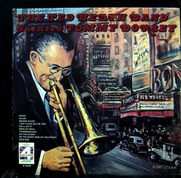 TED HEATH salutes tommy dorsey LP Mint- SP.44228 Uk Stereo Vinyl 1975 Record - Shuga Records