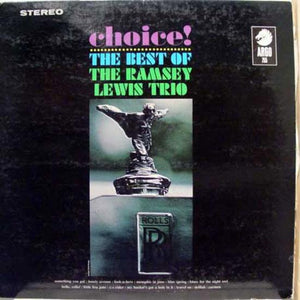 Ramsey Lewis - Choice LP VG+ LPS 755 Color Vinyl 1968 Record - Shuga Records