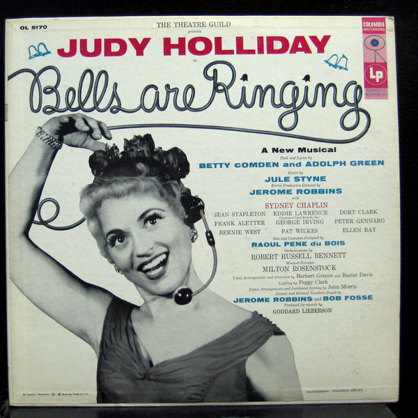 Judy Holliday - Bells Are Ringing LP VG+ OL 51706 Eye Mono Vinyl 1957 Record - Shuga Records