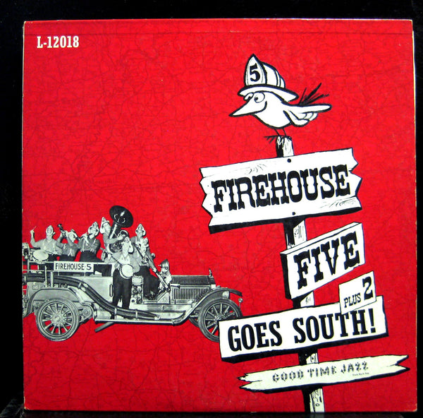 FIREHOUSE FIVE PLUS 2 goes south LP VG L-12018 Mono Vinyl 1956 Record - Shuga Records