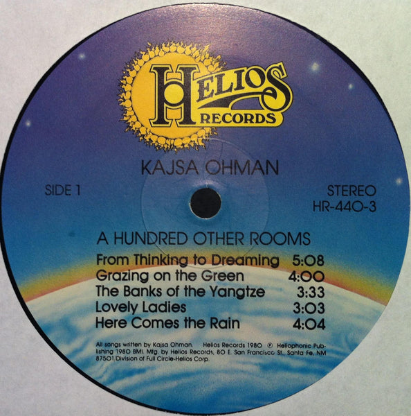 Kajsa Ohman - A Hundred Other Rooms - VG+ LP Record 1980 Helios Stereo Vinyl - Folk - Shuga Records