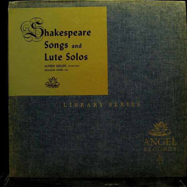 Dupre & Deller - Shakespeare Songs & Lute Solos LP Mint- ANG.45016 UK Mono 1st - Shuga Records