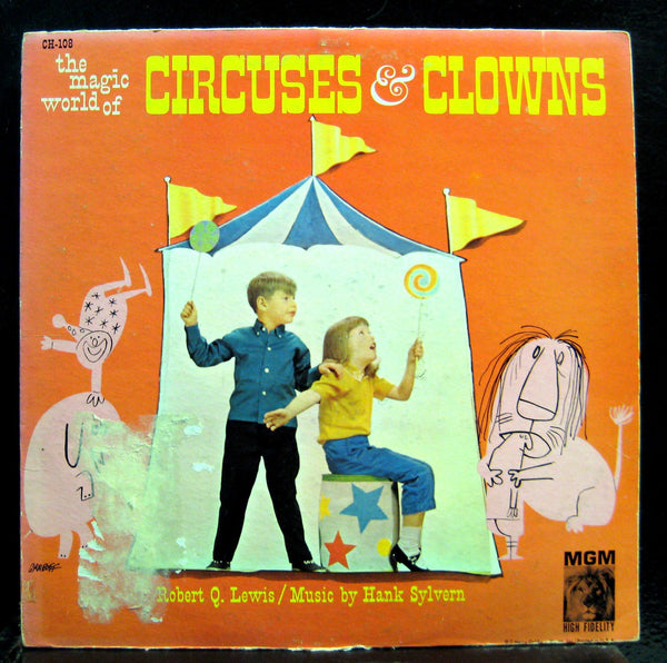 Robert Q Lewis - The Magic World Of Circuses & Clowns LP VG CH-108 Hank Sylvern - Shuga Records