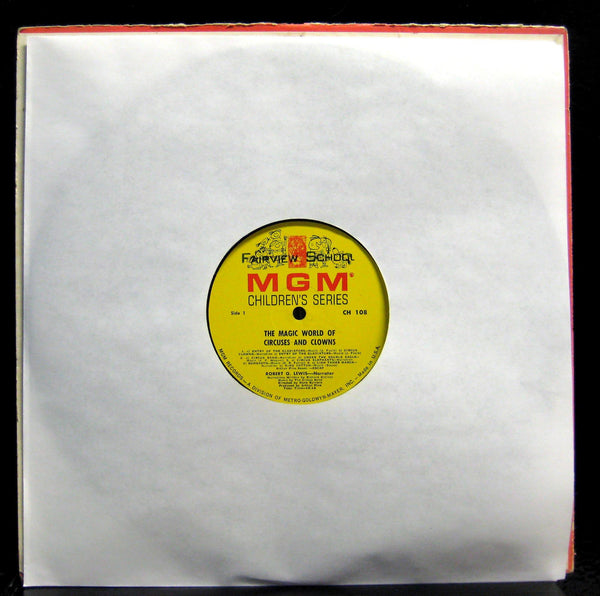 Robert Q Lewis - The Magic World Of Circuses & Clowns LP VG CH-108 Hank Sylvern - Shuga Records