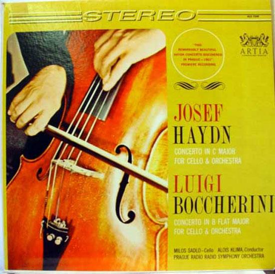 Alois Klima Milos Sadlo - Haydn & Boccherini LP VG+ ALS 7206 Vinyl Record - Shuga Records