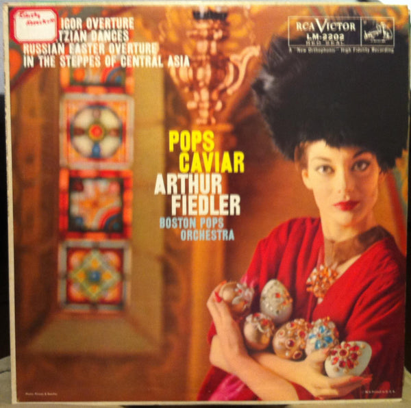 Fiedler - Pops Caviar LP VG LM-2202 Mono USA RCA 1958 Borodin 1st Cover - Shuga Records