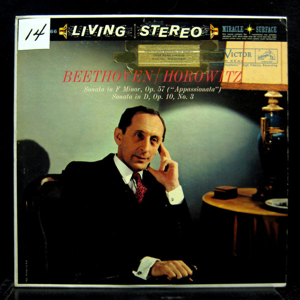 VLADIMIR HOROWITZ beethoven appassionata LP VG+ LSC-2366 Living Stereo USA SD - Shuga Records