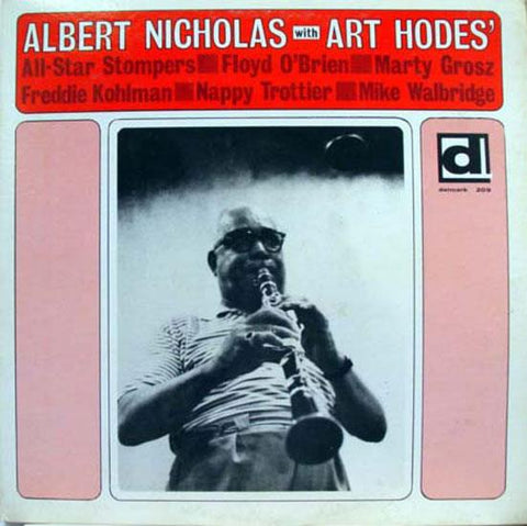 Albert Nicholas - With Art Hodes LP VG DL-209 Delmark 1964 USA Mono Jazz