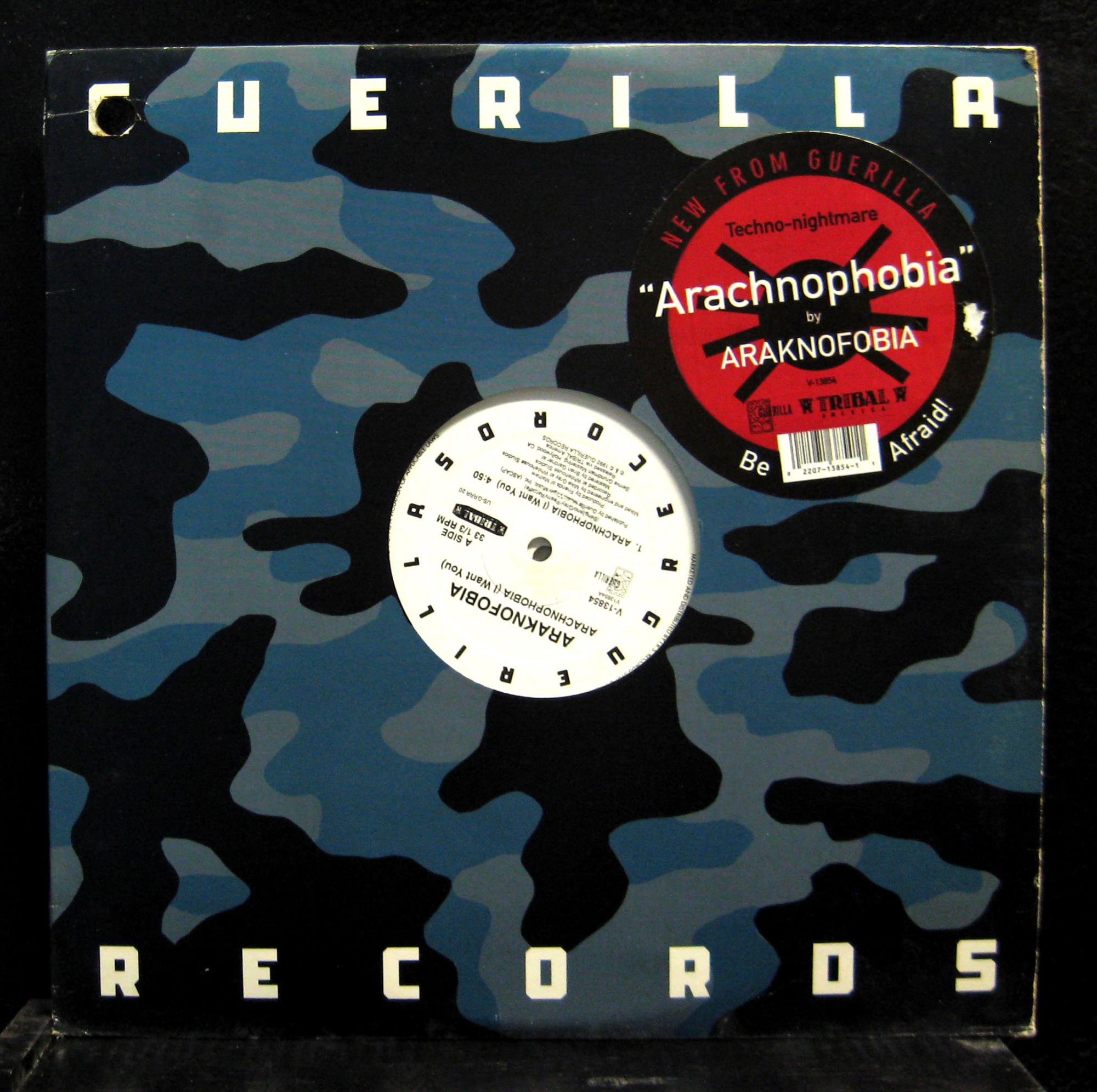 Araknofobia - Arachnophobia (Black Widow) 12" Mint- V-13854 Techno Vinyl Record - Shuga Records