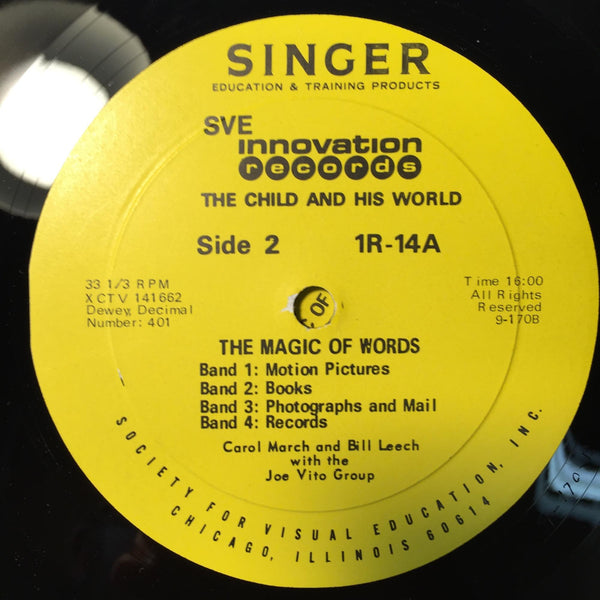 Singer Education & Training - The Magic Of Words 2 LP VG+ Spoken Word - Shuga Records