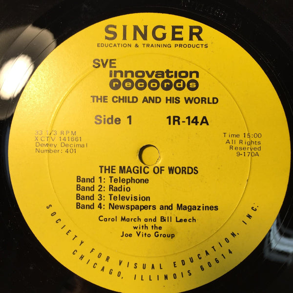 Singer Education & Training - The Magic Of Words 2 LP VG+ Spoken Word - Shuga Records