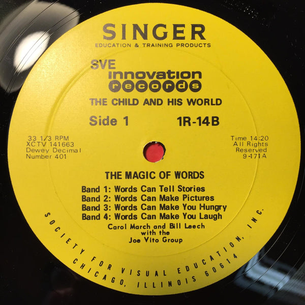 Singer Education & Training - The Magic Of Words 2 LP VG+ Spoken Word - Shuga Records