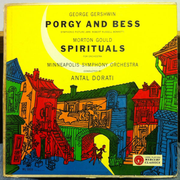 Antal Dorati - Gershwin Porgy & Bess LP VG MG 50016 Mercury 1952 George Maas Art - Shuga Records