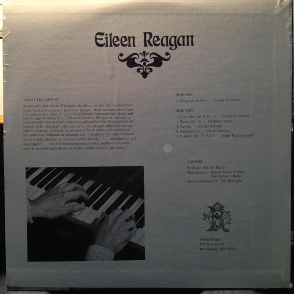 EILEEN REAGAN s/t rhapsody in blue LP Sealed Private Press MN Vinyl  Record - Shuga Records