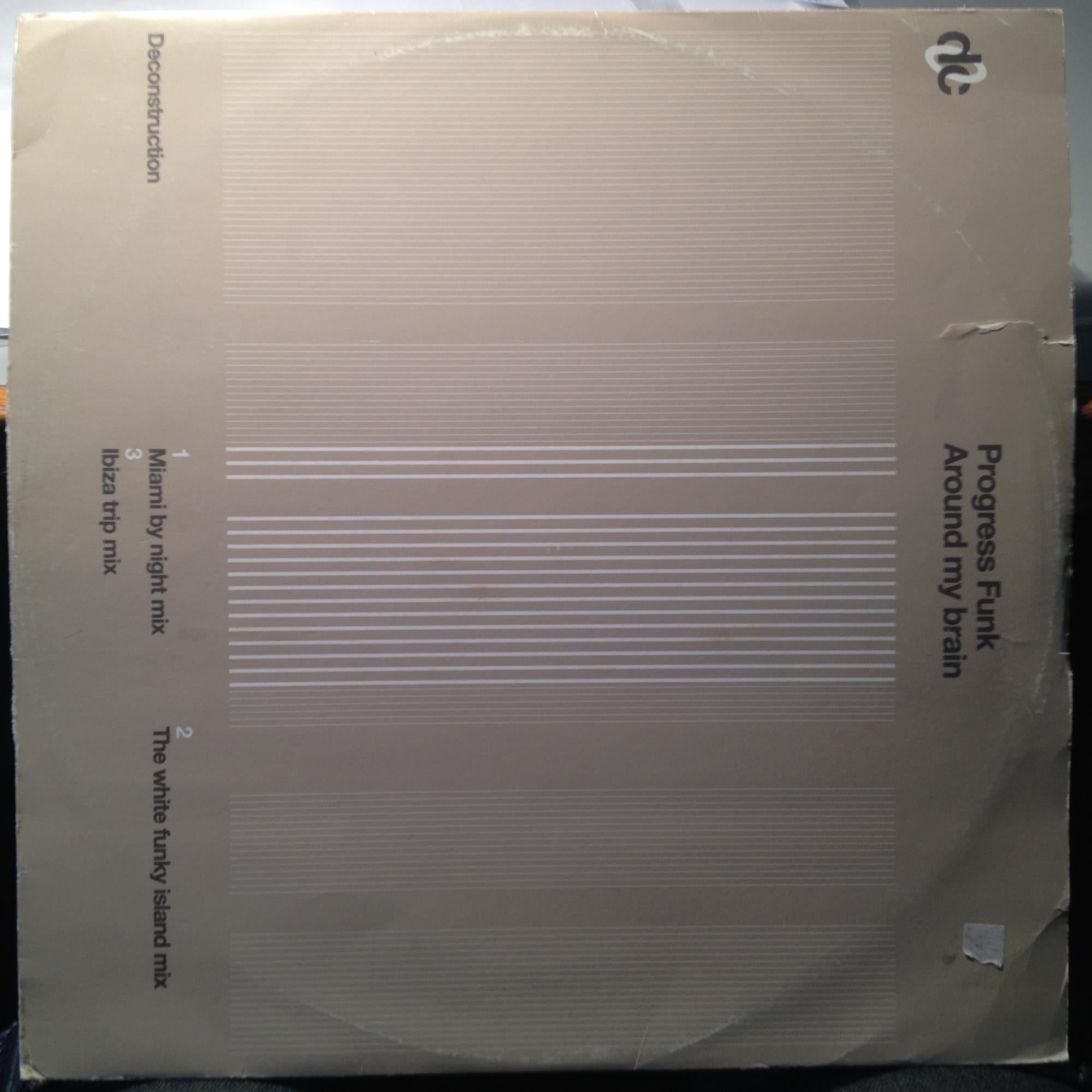 Progress Funk - Around My Brain 12" VG+ 74321 51818 1 UK Prog House Vinyl - Shuga Records