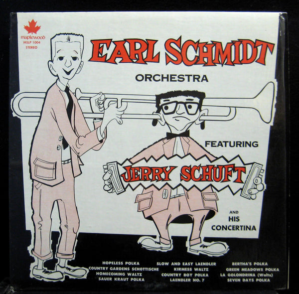 Earl Schmidt - Feat. Jerry Schuft LP VG+ MSLP 1004 MN Polka / Waltz Vinyl - Shuga Records